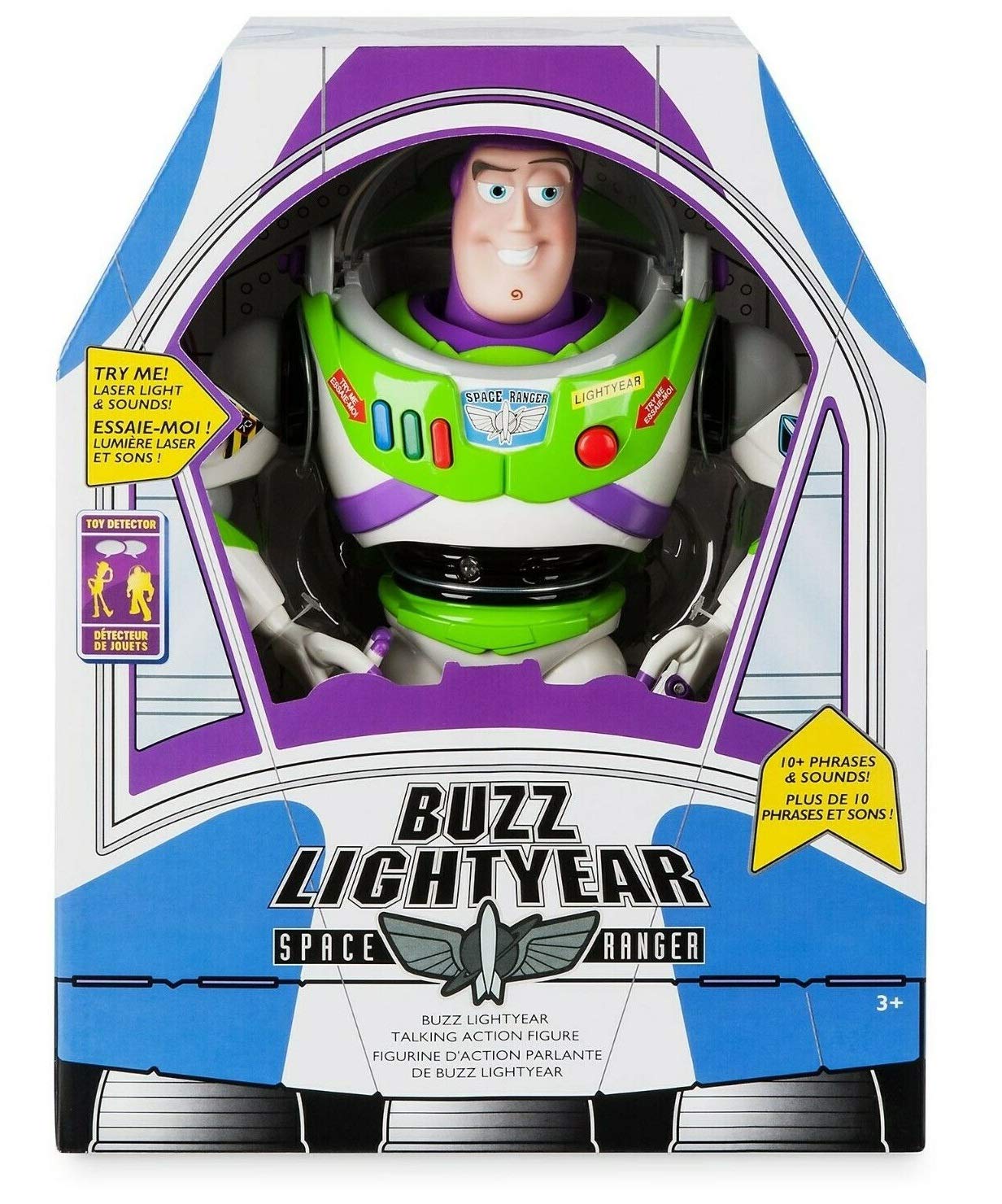 Figura de acción con voz Buzz Lightyear, 12″ Disney Store | Barato en Usa  Shop